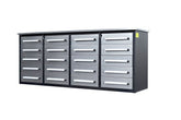 Steelman 7' Stainless Steel Garage Cabinet Workbench (20 Drawers)
